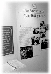 Voter Hall of Fame Wall