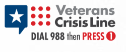 Veterans Crisis Line Dial 988 then Press 1 image