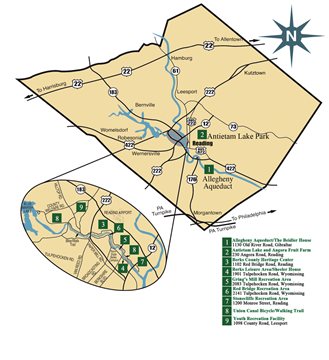 Map of Berks County Parks